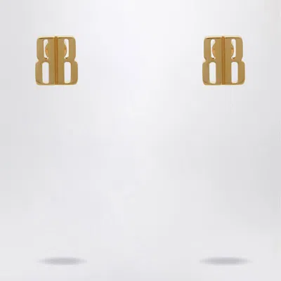 Balenciaga Nano Xs Gold Stud Earrings