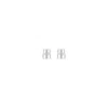 Balenciaga Nano Xs Silver Stud Earrings In Brown