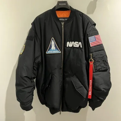 Pre-owned Balenciaga Nasa Oversized Jacket In All Sizes In Black