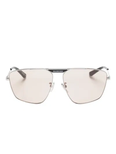 Balenciaga Navigator-frame Sunglasses In Pink