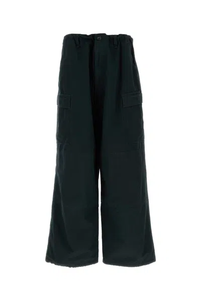 Balenciaga Navy Blue Cotton Cargo Pant