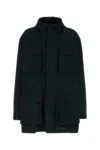 Balenciaga Navy Blue Cotton Jacket