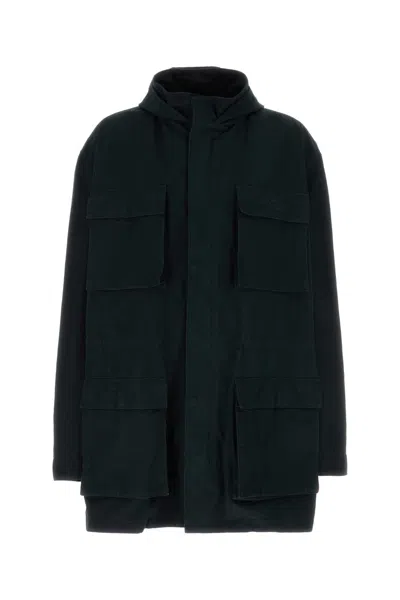 Balenciaga Navy Blue Cotton Jacket