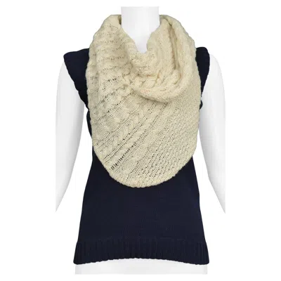 Pre-owned Balenciaga Navy Blue Sweater Vest With Giant Cowl 2007