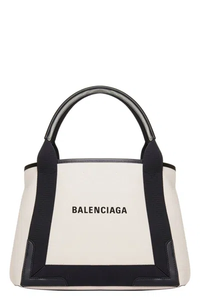 Balenciaga 'navy Cabas' Small Shopping Bag