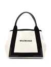 Balenciaga Navy Cabas Small Tote Bag
