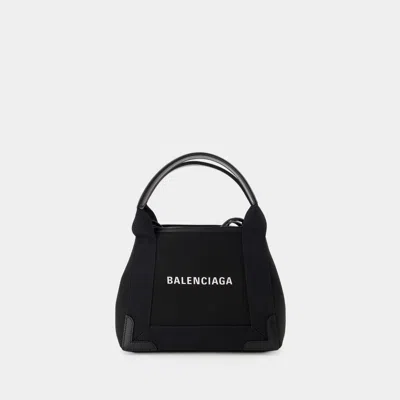 Balenciaga Navy Cabas Xs Aj Crossbody -  -  Black/ Black - Canva
