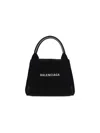 BALENCIAGA NAVY CABAS XS HANDBAG