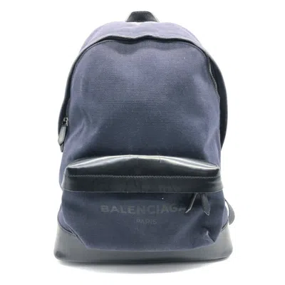 Pre-owned Balenciaga Navy Other Backpack ()
