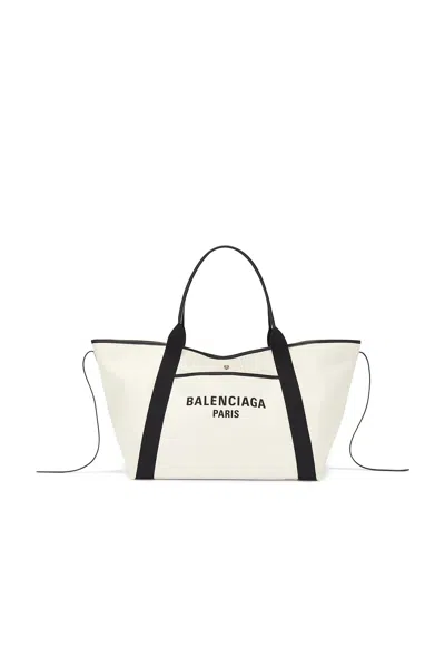 Balenciaga "s Biarritz" Tote Bag In Pattern
