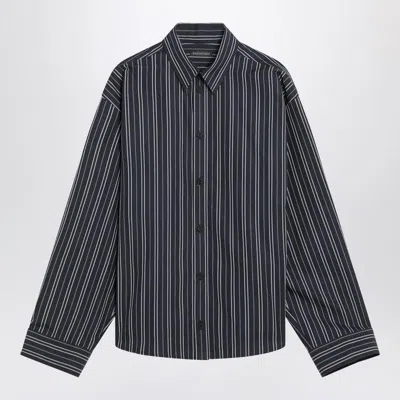 BALENCIAGA BALENCIAGA NAVY STRIPED SHIRT
