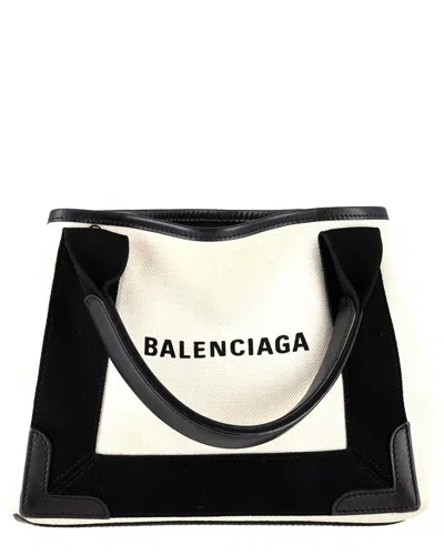 Balenciaga Navy Xx's Cabas Tote (authentic Pre-loved) In Multi