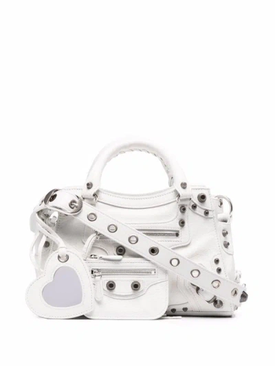 Balenciaga Neo Cagole City Bag In White