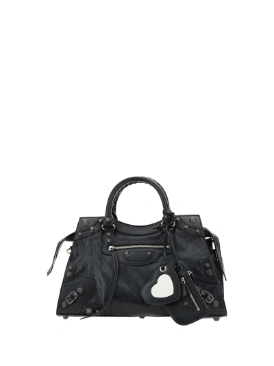 Balenciaga Neo Cagole City Handbag In Black