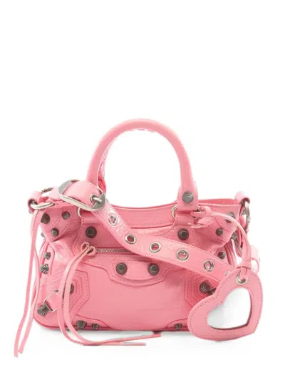 Pre-owned Balenciaga Neo Cagole City Tote Bag In Pink