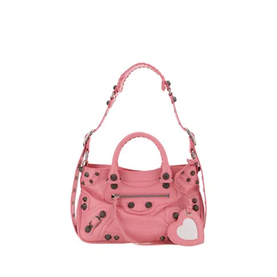 Balenciaga Neo Cagole Tote Bag In Pink