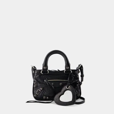 Balenciaga Mini Neo Cagole Tote Bag In Black