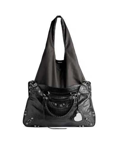 Balenciaga Neo Cagole Xl Plus Tote Bag For Women In Black