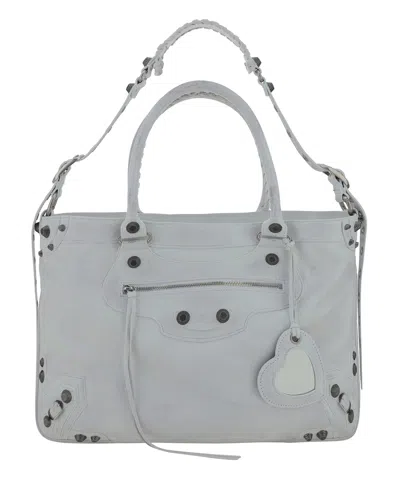 Balenciaga Cagole Tote Xl Plus Neo In White