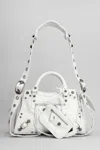 Balenciaga Borse A Mano Neo Cagole Donna Pelle Bianco/bianco Ottico In White