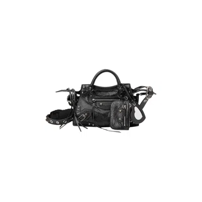 Pre-owned Balenciaga Neo Cagole Xs Handbag 'black'
