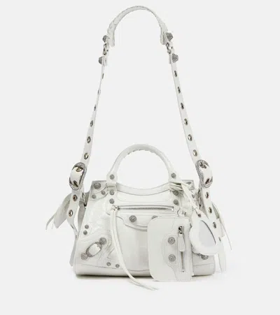 Balenciaga Tote Neo Cagole Media Bags In White