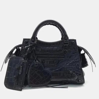 Pre-owned Balenciaga Neo Cargol Xs Bag In Black