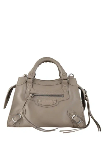 Balenciaga Neo City Bag In Brown