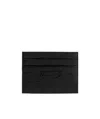 Balenciaga Neo Classic Crocodile-effect Leather Cardholder In Black