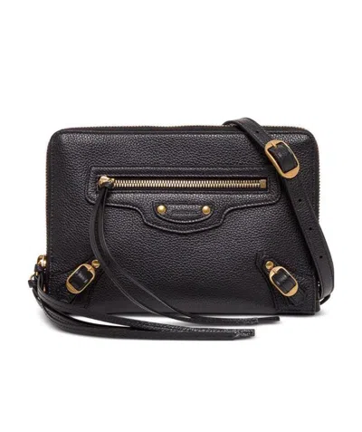 Balenciaga Neo Classic Clutch In Black