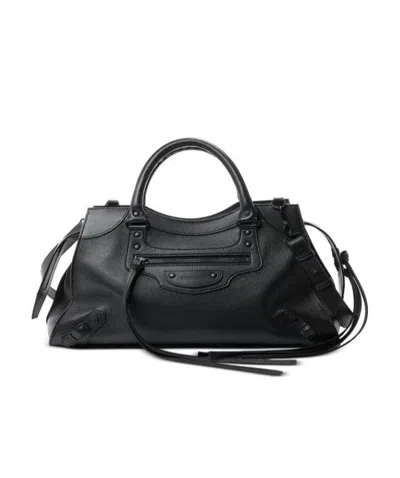 Balenciaga Neo Classic Medium Handbag In Black
