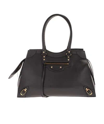 Balenciaga Neo Large Handbag In Black