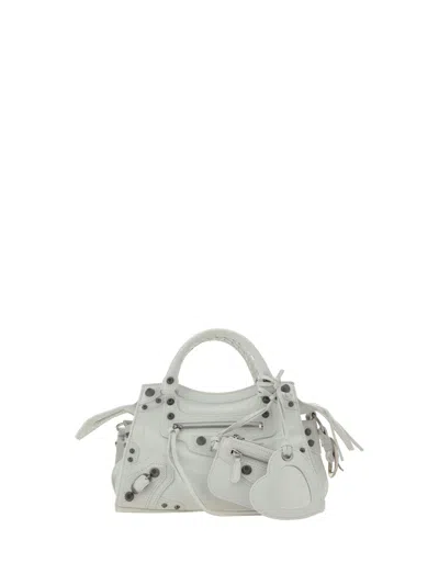 Balenciaga Neo Le Cagole Handbag In White