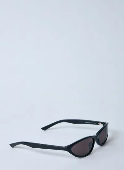 Balenciaga Women Neo Oval 2.0 Sunglasses In Black