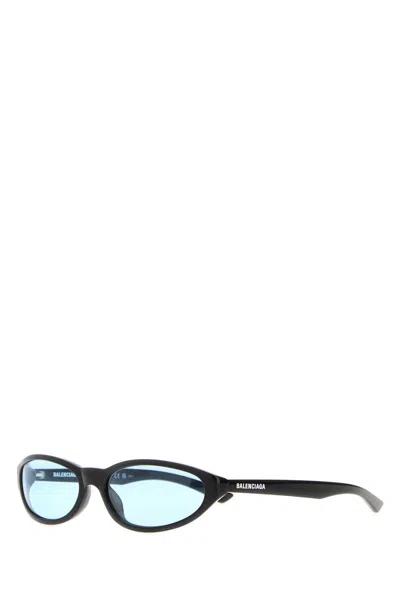 Balenciaga Neo Sunglasses Acetate Frame Uv Protection In Black