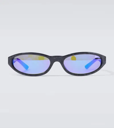 Balenciaga Neo Round Sunglasses In Purple