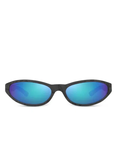 Balenciaga Neo Sunglasses In Purple