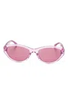 Balenciaga Neo Sunglasses In Violett