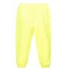 BALENCIAGA NEON YELLOW LOGO JOGGERS