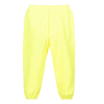 Balenciaga Neon Yellow Logo Joggers