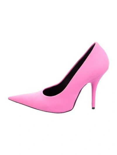 Pre-owned Balenciaga Neoprene Pumps In Pink