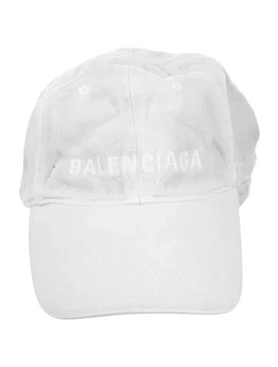 Pre-owned Balenciaga Neutral Adjustable Cap
