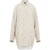 Balenciaga Beige Viscose Shirt In White