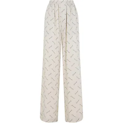 Balenciaga Neutrals Trousers - Palazzo Pants Women In Multi