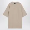 Balenciaga New  Back Medium Fit T-shirt In Neutral