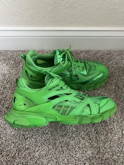 Pre-owned Balenciaga New  Track 2 Shoes In Green