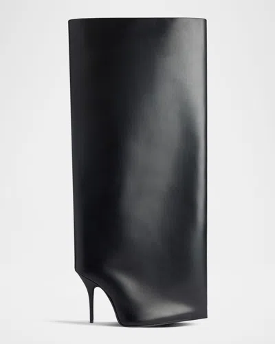 BALENCIAGA NEW WADER BOOT H110 LEATHER