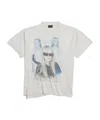 Balenciaga Nicole Printed Jersey T-shirt In Dirty White