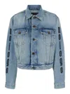 Balenciaga Denim Jacket In Multicolor