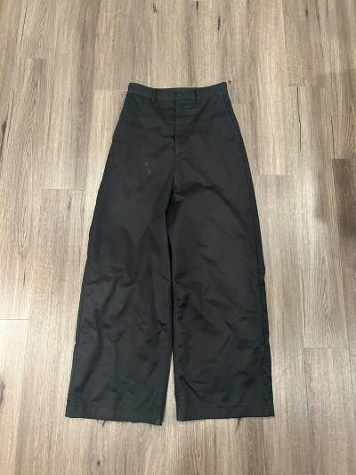 Pre-owned Balenciaga No Paypal S/s 2022 Low Crotch Pants!! In Black